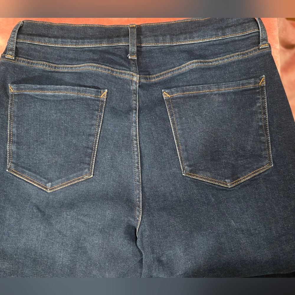 a.n.a, Womems Blue Jeans, High Rise with Classic Indigo - Picture 3 of 6